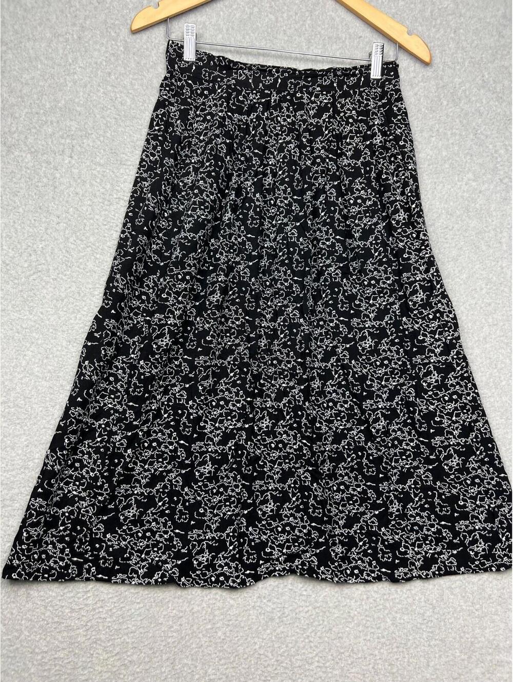 Vintage MainFrame Midi Floral Skirt Womens Size 11 Romantic Cottagecore Boho